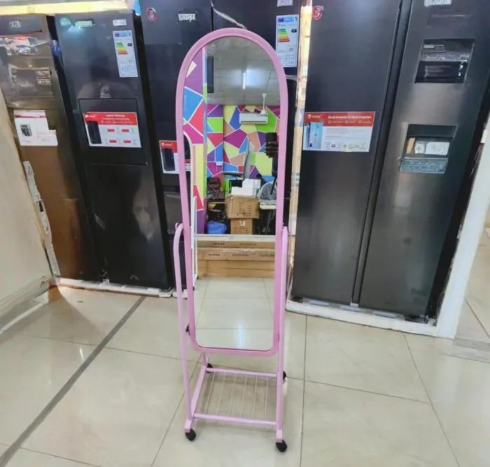 Miroir sur Pied Lumineux LED Gamme Éco Plein Pied Déplaçable Chambre Boutique 