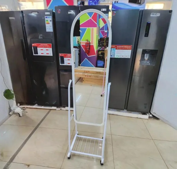 Miroir sur Pied Lumineux LED Gamme Éco Plein Pied Déplaçable Chambre Boutique 