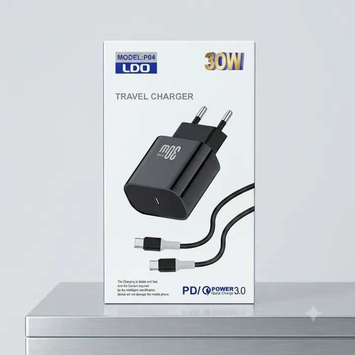 Chargeur Secteur Mural 30W PD QC 3.0 LDO À COMPLÉTER